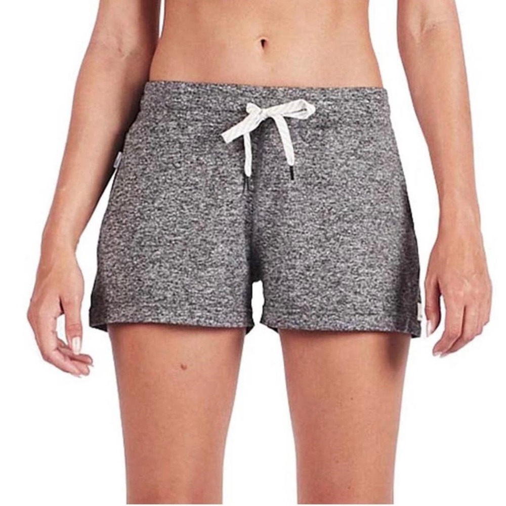 Vuori Halo Performance Shorts Women’s Size Medium Black & White Heathered
